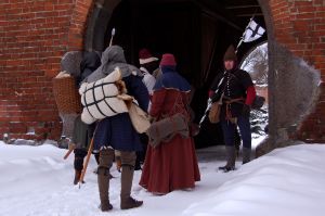 Medieval winter expedition:  Bierzgowo  - February 2010
