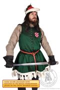 Coat of Arms Tunic - Medieval Market, made of silk, beautiful