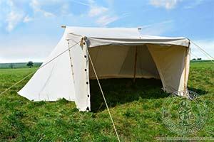 Norman tent with vestibule - cotton. Medieval Market, It kind of consists of two parts