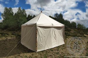 Medieval cube tent. Medieval Market, of 3,5 m x 3,5 m size