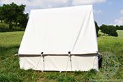 Cotton Wall Tent - Medieval Market, view from the side - world war 2 tent 
